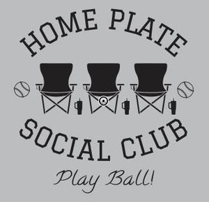 Home Plate Social Club- Crewneck Sweatshirt- Choice of Color