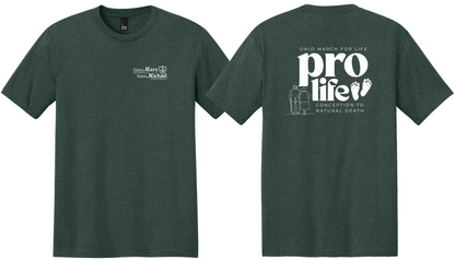 St. Mary & St. Michael Ohio March for Life Triblend T-Shirt (DM130)