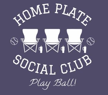 Home Plate Social Club- Short Sleeve Basic Tee- Choice of Color