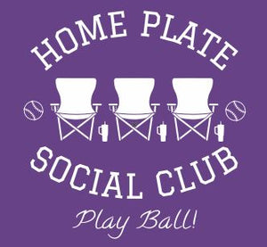 Home Plate Social Club- Short Sleeve Basic Tee- Choice of Color
