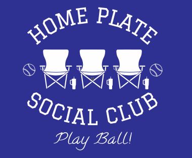 Home Plate Social Club- Short Sleeve Basic Tee- Choice of Color