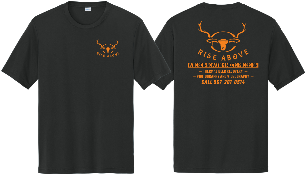Rise Above Polyester Short or Long Sleeve T-Shirt (ST350, ST350LS)- Choice of Color