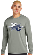 2024 Lakota Cross Country Polyester Short Sleeve & Long Sleeve Tees (ST350) grey concrete