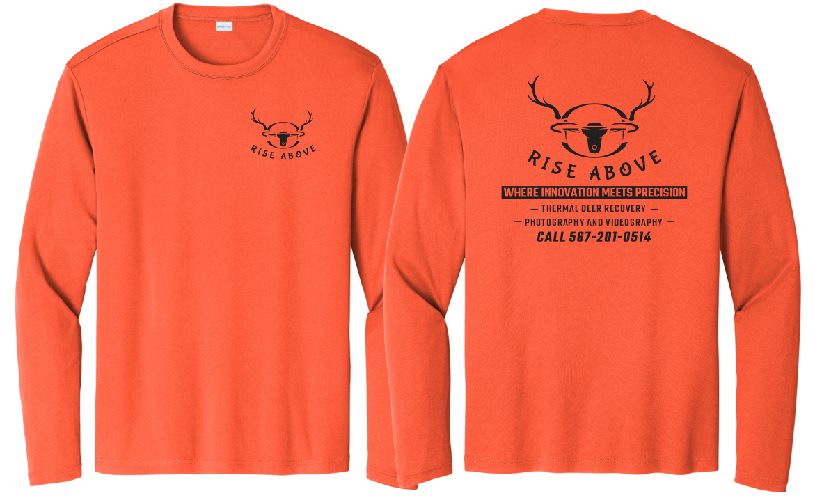 Rise Above Polyester Short or Long Sleeve T-Shirt (ST350, ST350LS)- Choice of Color