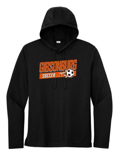 2025 Gibsonburg Soccer Sport-Tek ® Unisex or Ladies PosiCharge ® Tri-Blend Wicking Long Sleeve Hoodie (ST406/LST406)