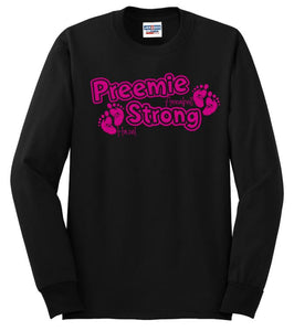 Preemie Strong Fundraiser for Hazel and Annabell- Long Sleeve Tee