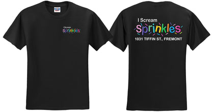 I Scream Sprinkles Short Sleeve T-Shirt- Youth and Adult