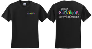 I Scream Sprinkles Short Sleeve T-Shirt- Youth and Adult