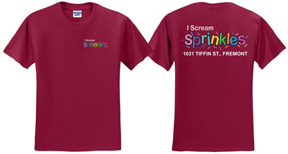 I Scream Sprinkles Short Sleeve T-Shirt- Youth and Adult