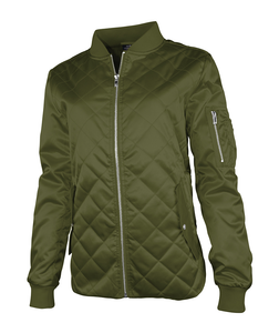 WOMEN'S QUILTED BOSTON FLIGHT JACKET