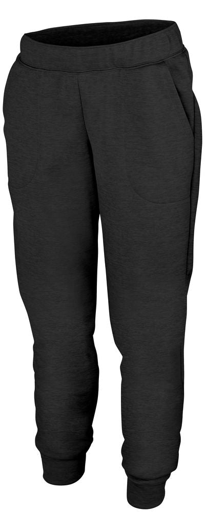 Ladies Tonal Heather Fleece Jogger -Local School thigh Design