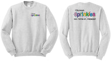 I Scream Sprinkles Crewneck Sweatshirt- Youth