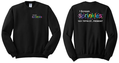 I Scream Sprinkles Crewneck Sweatshirt- Adult