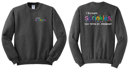 I Scream Sprinkles Crewneck Sweatshirt- Youth
