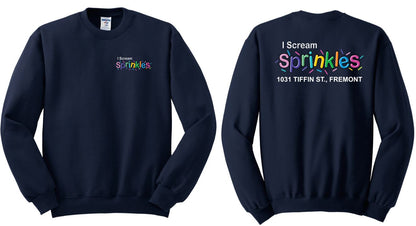 I Scream Sprinkles Crewneck Sweatshirt- Youth