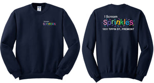 I Scream Sprinkles Crewneck Sweatshirt- Youth