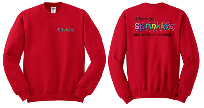 I Scream Sprinkles Crewneck Sweatshirt- Youth