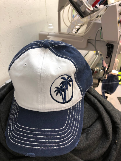 Summertime Distressed Ball Cap