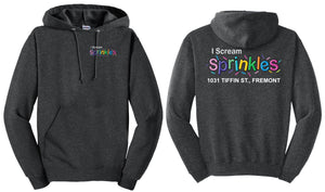I Scream Sprinkles Hooded Sweatshirt- Adult