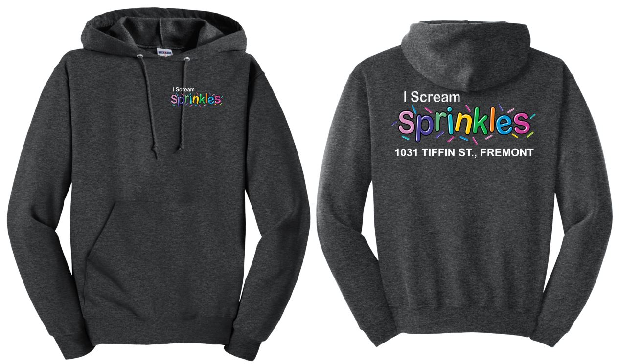 I Scream Sprinkles Hooded Sweatshirt- Youth