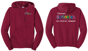 I Scream Sprinkles Hooded Sweatshirt- Adult