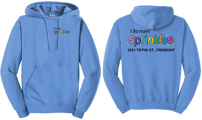 I Scream Sprinkles Hooded Sweatshirt- Adult