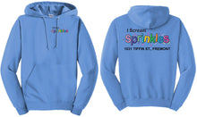 I Scream Sprinkles Hooded Sweatshirt- Adult
