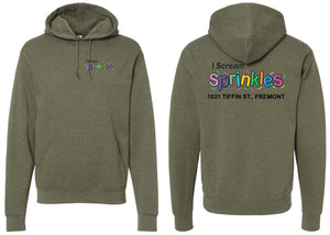 I Scream Sprinkles Hooded Sweatshirt- Adult
