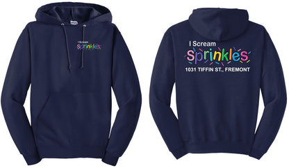 I Scream Sprinkles Hooded Sweatshirt- Youth