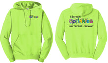 I Scream Sprinkles Hooded Sweatshirt- Adult