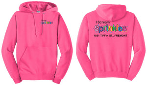 I Scream Sprinkles Hooded Sweatshirt- Adult