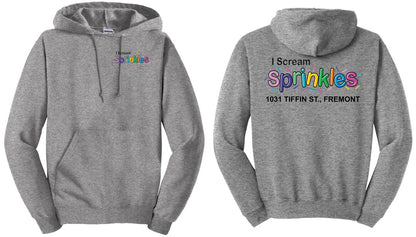 I Scream Sprinkles Hooded Sweatshirt- Youth
