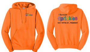 I Scream Sprinkles Hooded Sweatshirt- Adult