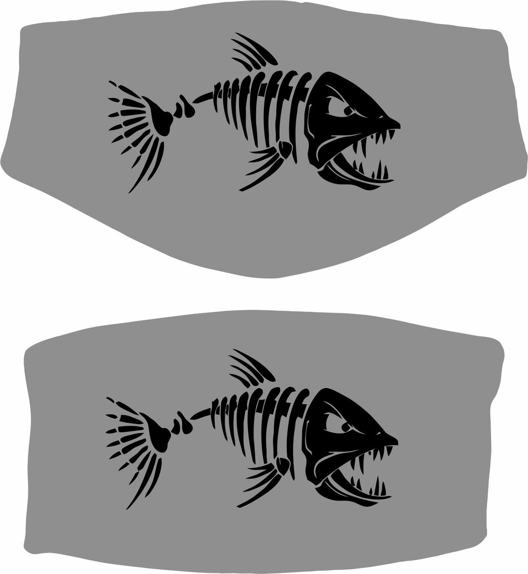 Angry Fish Skeleton Face Mask