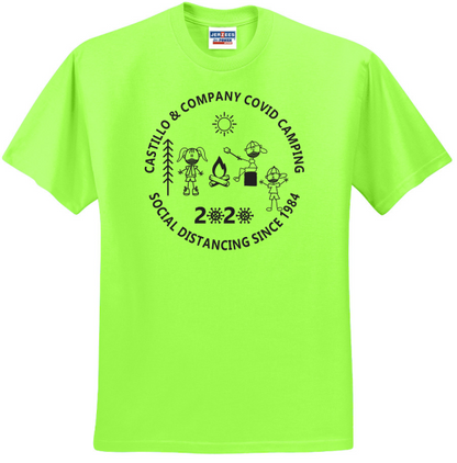 Covid Camping Tee- Castillo Family