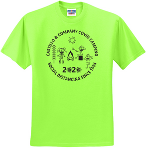 Covid Camping Tee- Castillo Family