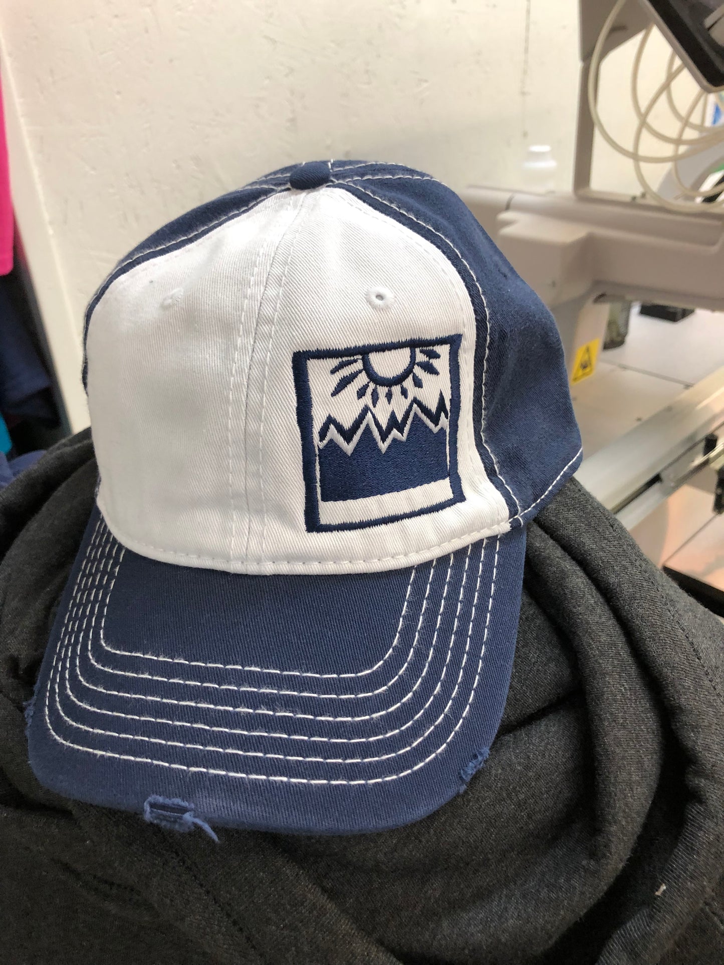 Summertime Distressed Ball Cap