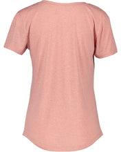 Enza EZ010- Ladies Melange Pocket Tee with MAMA on pocket