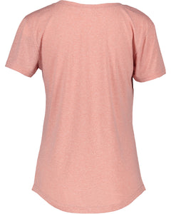 Enza EZ010- Ladies Melange Pocket Tee with MAMA on pocket