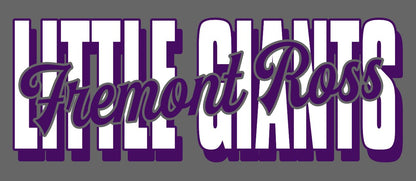 Fremont Ross (FRAS-13) Design on Optional Apparel