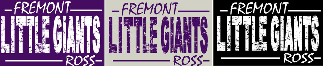 Fremont Ross (FRAS26) Design on Optional Apparel