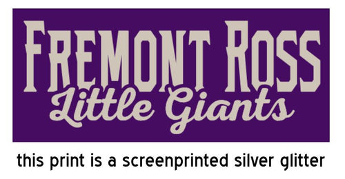 Fremont Ross (FRAS36) Design on Optional Apparel