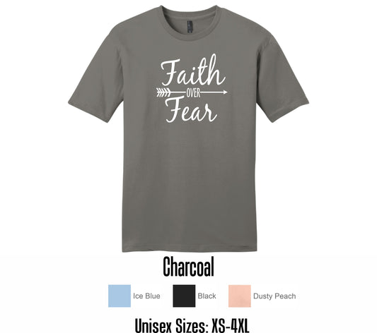 Faith Over Fear Shirt, Faith Shirt, Christian Shirt, Christian Women's Shirt