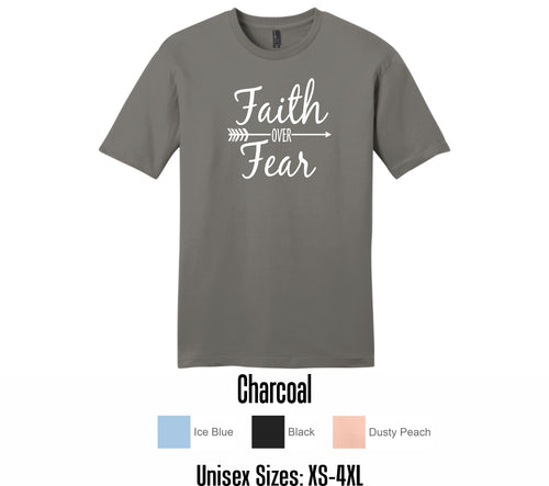 Faith Over Fear Shirt, Faith Shirt, Christian Shirt, Christian Women's Shirt
