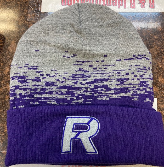 Fremont Ross Static Pattern Knit Cap with Cuff