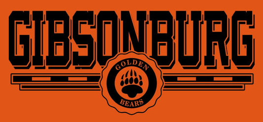 Gibsonburg (GBAS-10) Design on Optional Apparel