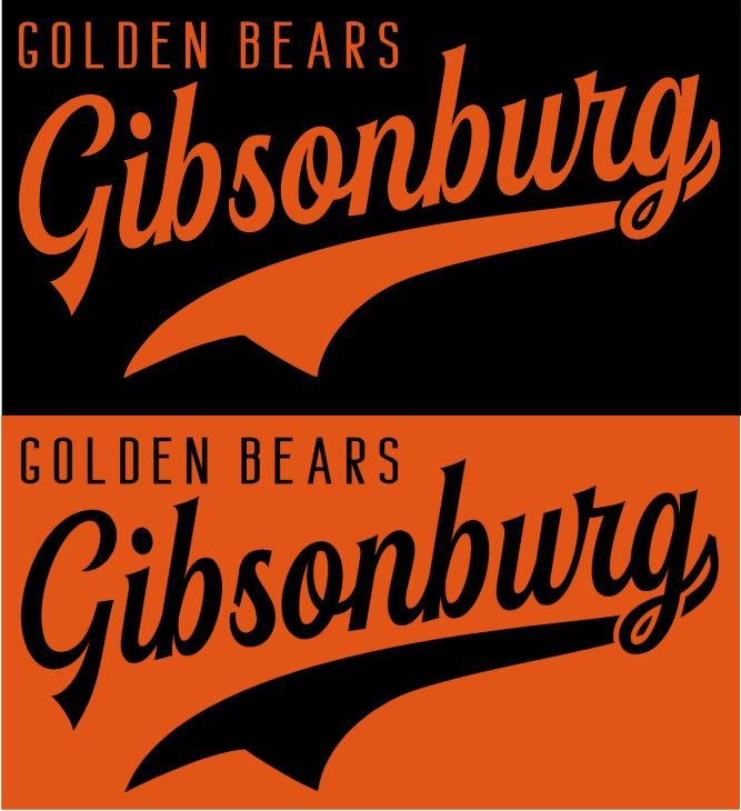 Gibsonburg (GBAS-37) Design on Optional Apparel