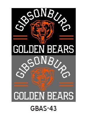 Gibsonburg (GBAS-43) Design on Optional Apparel