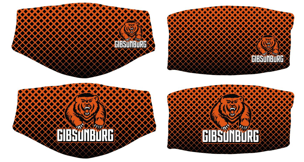 Gibsonburg Halftone Face Mask