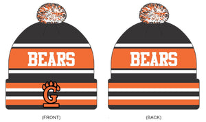 Gibsonburg Golden Bears Custom Knit Beanie- Local School